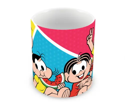 Caneca Polímero Turma da Mônica Personalizada