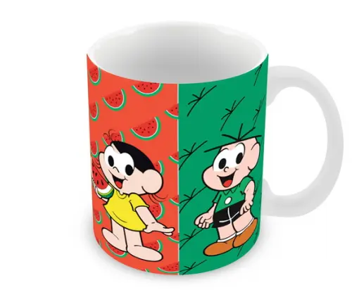 Caneca Polímero Turma da Mônica Personalizada