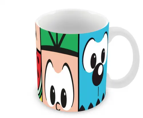 Caneca Polímero Turma da Mônica Personalizada