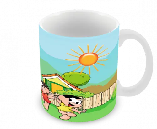 Caneca Polímero Turma da Mônica Personalizada