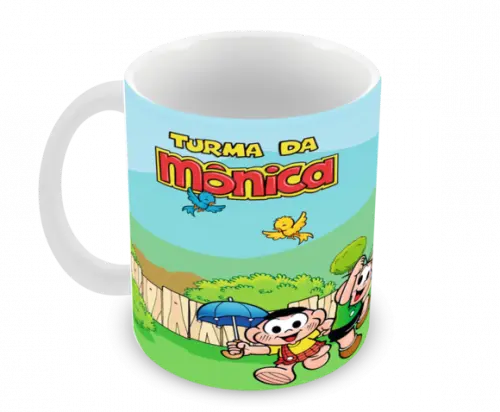 Caneca Polímero Turma da Mônica Personalizada