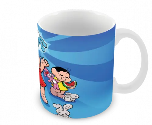Caneca Polímero Turma da Mônica Personalizada