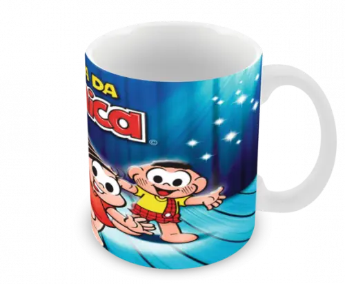 Caneca Polímero Turma da Mônica Personalizada