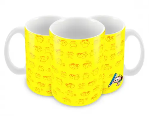 Caneca Polímero Turma da Mônica Personalizada