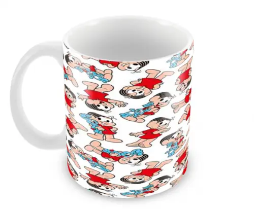 Caneca Polímero Turma da Mônica Personalizada