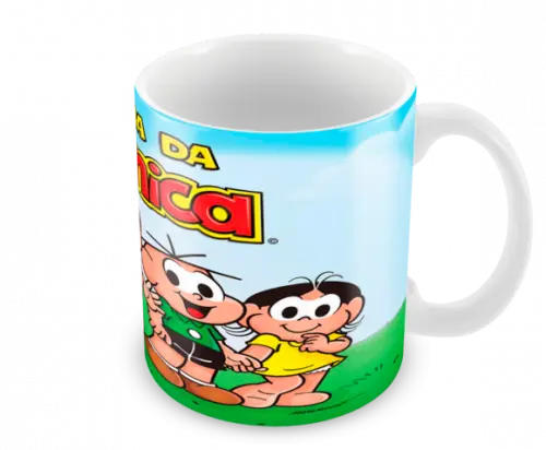 Caneca Polímero Turma da Mônica Personalizada