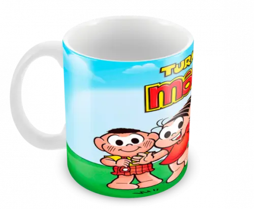 Caneca Polímero Turma da Mônica Personalizada