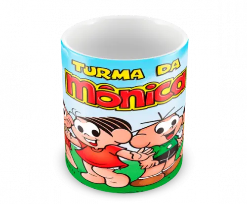 Caneca Polímero Turma da Mônica Personalizada