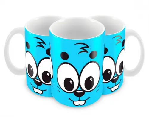 Caneca Polímero Turma da Mônica Sansão Personalizada