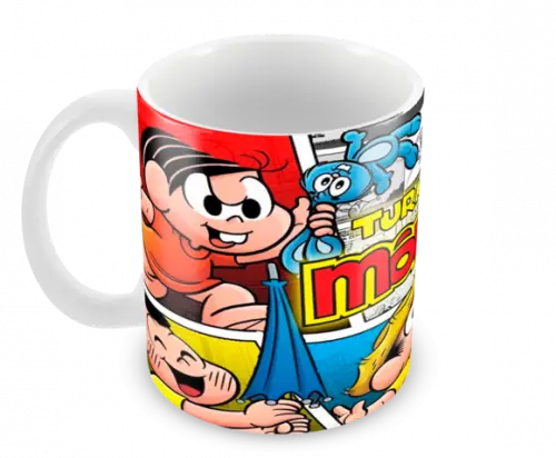 Caneca Polímero Turma da Mônica Personalizada
