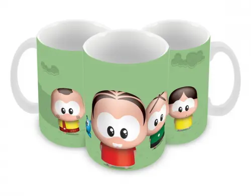Caneca Polímero Turma da Mônica Toy Personalizada