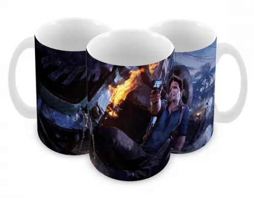 Caneca Polímero Uncharted Personalizada