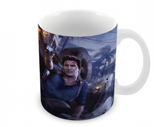 Caneca Polímero Uncharted Personalizada