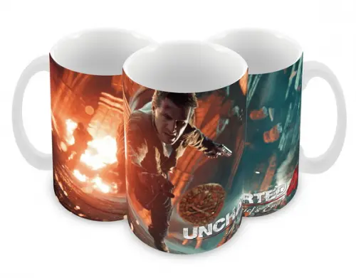 Caneca Polímero Uncharted Personalizada
