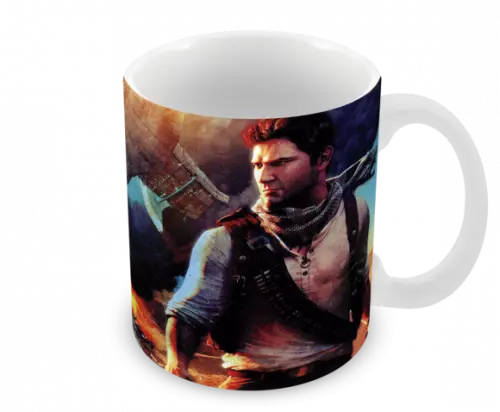 Caneca Polímero Uncharted Personalizada