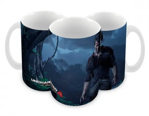 Caneca Polímero Uncharted Personalizada