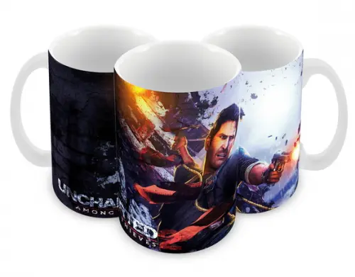 Caneca Polímero Uncharted Personalizada