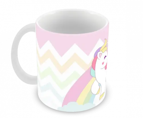 Caneca Polímero Unicórnio Personalizada