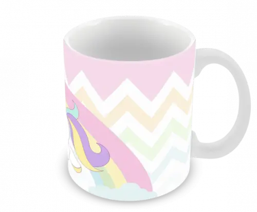Caneca Polímero Unicórnio Personalizada