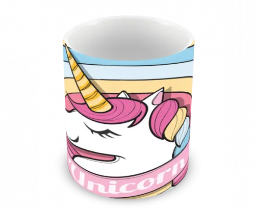 Caneca Polímero Unicórnio Personalizada