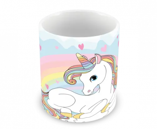Caneca Polímero Unicórnio Personalizada