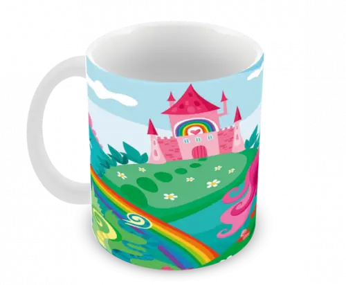 Caneca Polímero Unicórnio Personalizada