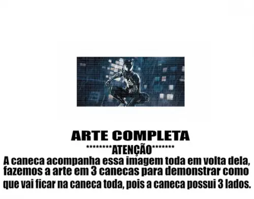 Caneca Polímero Venom Personalizada
