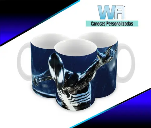 Caneca Polímero Venom Personalizada