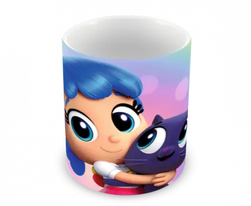 Caneca Polímero Vera e o Reino do Arco-íris Personalizada
