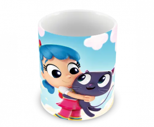 Caneca Polímero Vera e o Reino do Arco-íris Personalizada