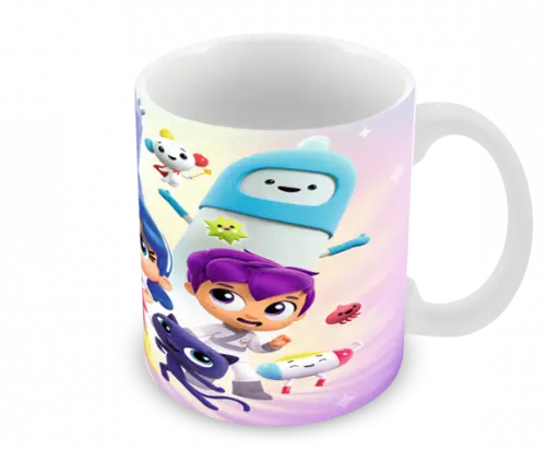 Caneca Polímero Vera e o Reino do Arco-íris Personalizada
