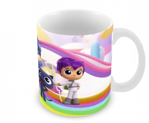 Caneca Polímero Vera e o Reino do Arco-íris Personalizada