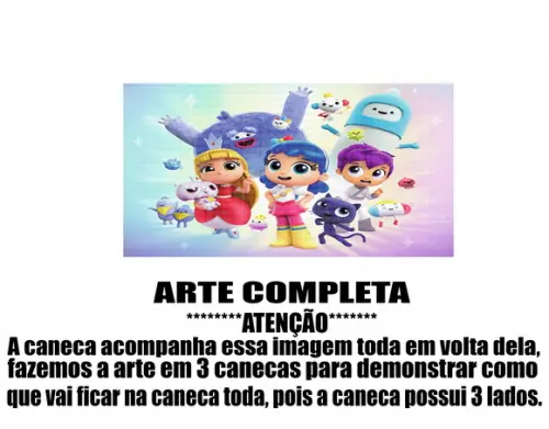 Caneca Polímero Vera e o Reino do Arco-íris Personalizada