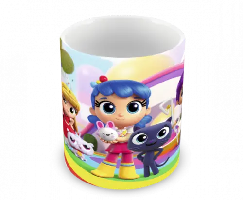 Caneca Polímero Vera e o Reino do Arco-íris Personalizada