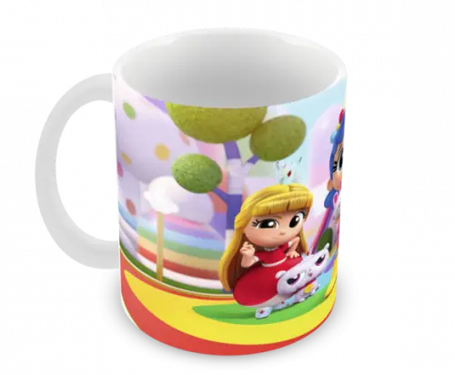 Caneca Polímero Vera e o Reino do Arco-íris Personalizada