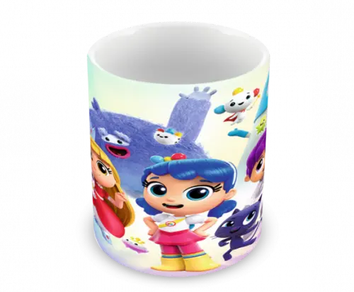 Caneca Polímero Vera e o Reino do Arco-íris Personalizada