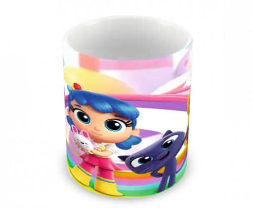 Caneca Polímero Vera e o Reino do Arco-íris Personalizada