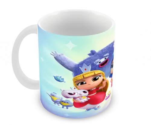 Caneca Polímero Vera e o Reino do Arco-íris Personalizada