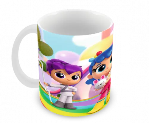 Caneca Polímero Vera e o Reino do Arco-íris Personalizada