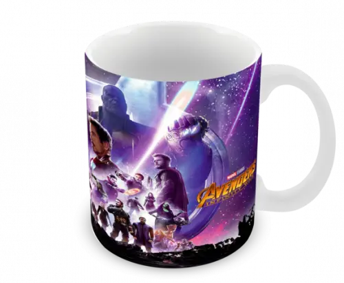 Caneca Polímero Vingadores Ultimato Personalizada