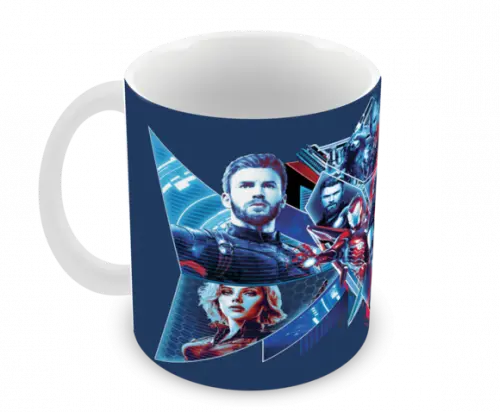 Caneca Polímero Vingadores Ultimato Personalizada