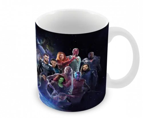 Caneca Polímero Vingadores Ultimato Personalizada