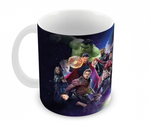 Caneca Polímero Vingadores Ultimato Personalizada
