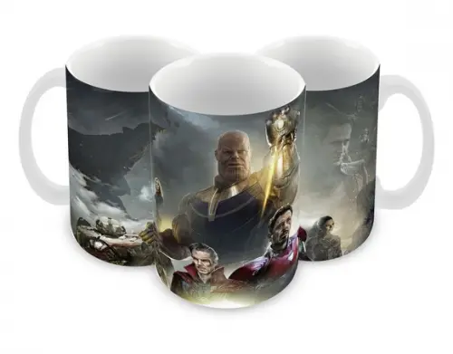 Caneca Polímero Vingadores Ultimato Personalizada