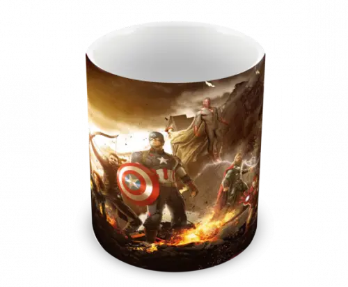 Caneca Polímero Vingadores Ultimato Personalizada