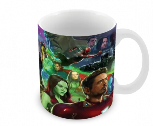 Caneca Polímero Vingadores Ultimato Personalizada