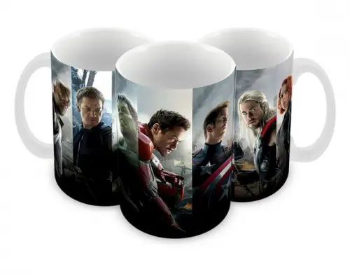 Caneca Polímero Vingadores Ultimato Personalizada