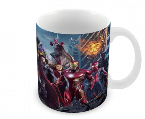 Caneca Polímero Vingadores Ultimato Personalizada
