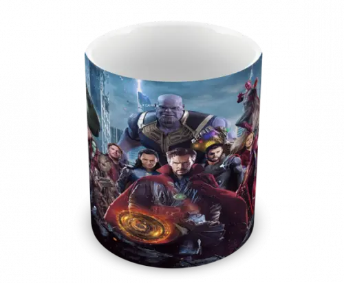 Caneca Polímero Vingadores Ultimato Personalizada