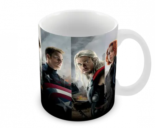 Caneca Polímero Vingadores Ultimato Personalizada